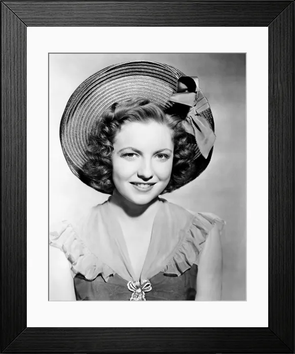 Framed Print : RHAPSODY IN BLUE, Joan Leslie, 1945