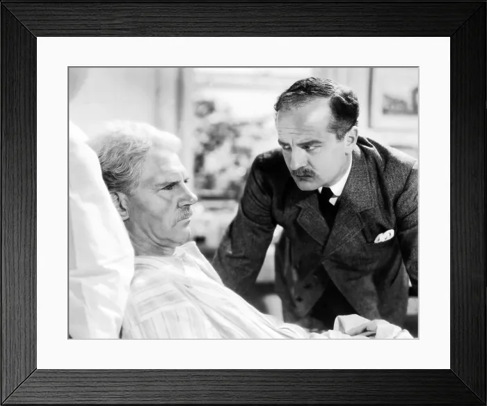 Framed Print : RHODES, (aka RHODES OF AFRICA), from left: Walter Huston, Basil Sydney, 1936