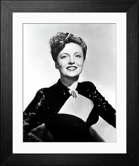 Framed Print : RHAPSODY IN BLUE, Joan Leslie, 1945