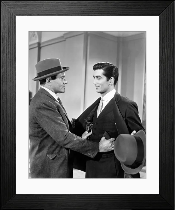 Framed Print : THE RISE AND FALL OF LEGS DIAMOND, Simon Oakland, Ray Danton, 1960