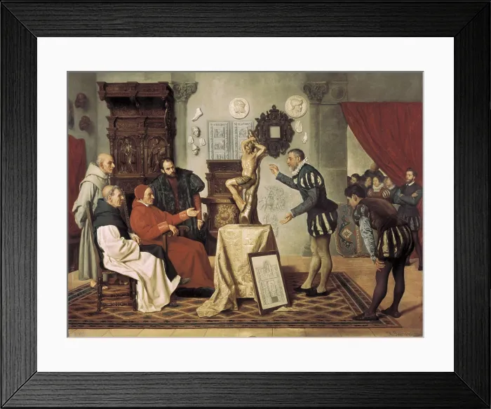 Framed Print : TAVERA, Juan Pardo de (1472-1545); BERRUGUETE, Alonso (1480-1561). Oil on canvas. SPAIN. Madrid. Senate Palace. AISA / Everett Collection**US SALES ONLY**