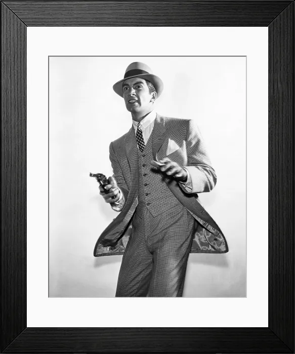 Framed Print : THE RISE AND FALL OF LEGS DIAMOND, Ray Danton, 1960.. Courtesy: CSU Archives  /  Everett Collection