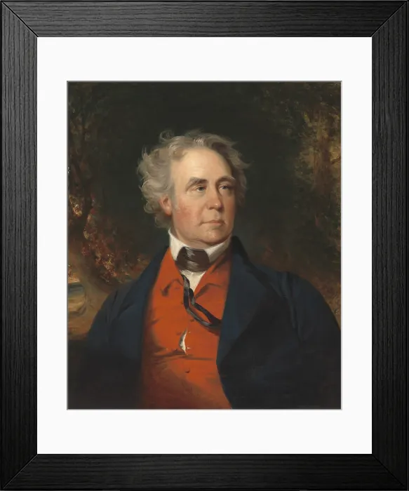 Framed Print : Richard Mentor Johnson, from Kentucky served as a Congressman, Senator, and Vice President, in his 33 year political career