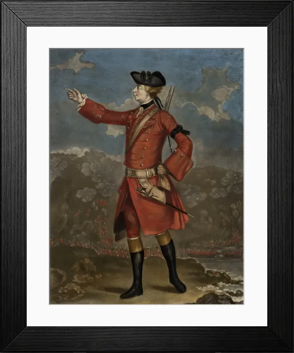 Framed Print : Major General James Wolfe, Commander in Chief of his Majestys forces on the expedition against Quebec in 1759 Framed Print : Major General James Wolfe, Commander in Chief of his Majestys forces on the expedition against Quebec in 1759