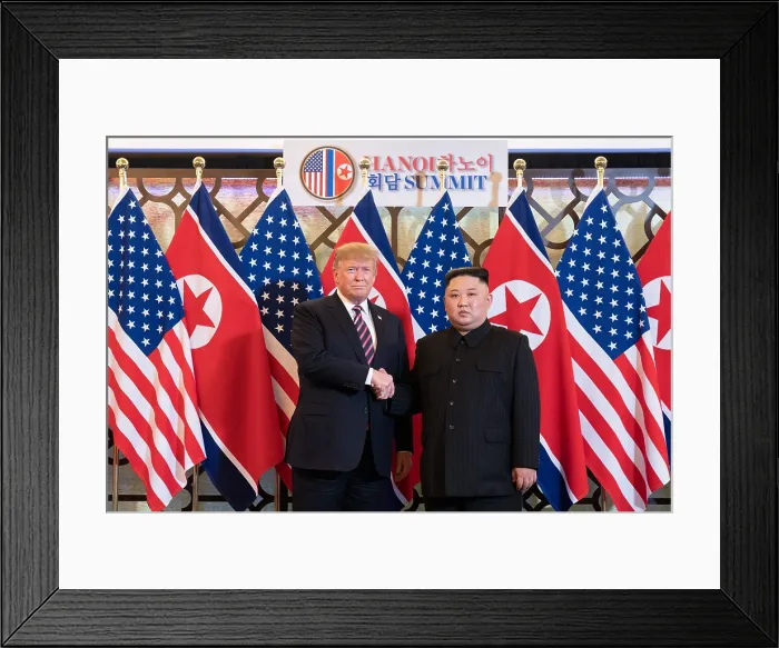 Framed Print : President Donald Trumps trip to Vietnam for summit meeting with North Korean Leader, Feb. 27, 2019 Framed Print : President Donald Trumps trip to Vietnam for summit meeting with North Korean Leader, Feb. 27, 2019
