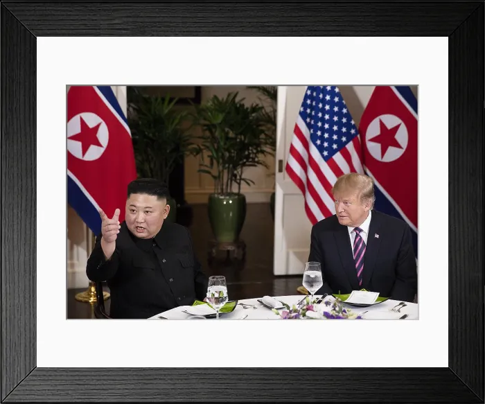 Framed Print : President Donald Trumps trip to Vietnam for summit meeting with Korean Leader, Kim Jong Un, Feb. 27, 2019 Framed Print : President Donald Trumps trip to Vietnam for summit meeting with Korean Leader, Kim Jong Un, Feb. 27, 2019