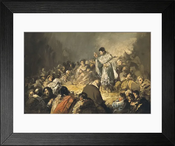 Framed Print : LUCAS VELAZQUEZ, Eugenio (1817-1870). Sermon in Countryside. Romanticism. Oil on canvas. SPAIN. Madrid. Prado Museum. AISA / Everett Collection**US SALES ONLY** Framed Print : LUCAS VELAZQUEZ, Eugenio (1817-1870). Sermon in Countryside. Romanticism. Oil on canvas. SPAIN. Madrid. Prado Museum. AISA / Everett Collection**US SALES ONLY**