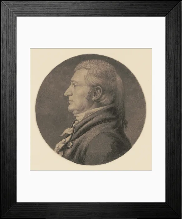 Framed Print : Major General Henry Dearborn, by Charles Balthazar Saint-Mmin, 1805. Dearborn served in the American Revolution and the War of 1812 Framed Print : Major General Henry Dearborn, by Charles Balthazar Saint-Mmin, 1805. Dearborn served in the American Revolution and the War of 1812