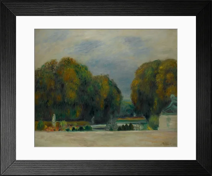 Framed Print : Versailles, by Auguste Renoir, 1900-5, French impressionist painting, oil on canvas