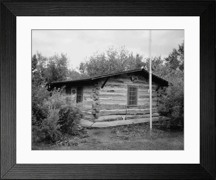 Framed Print : Theodore Roosevelts the cabin, near Medora, North Dakota Framed Print : Theodore Roosevelts the cabin, near Medora, North Dakota