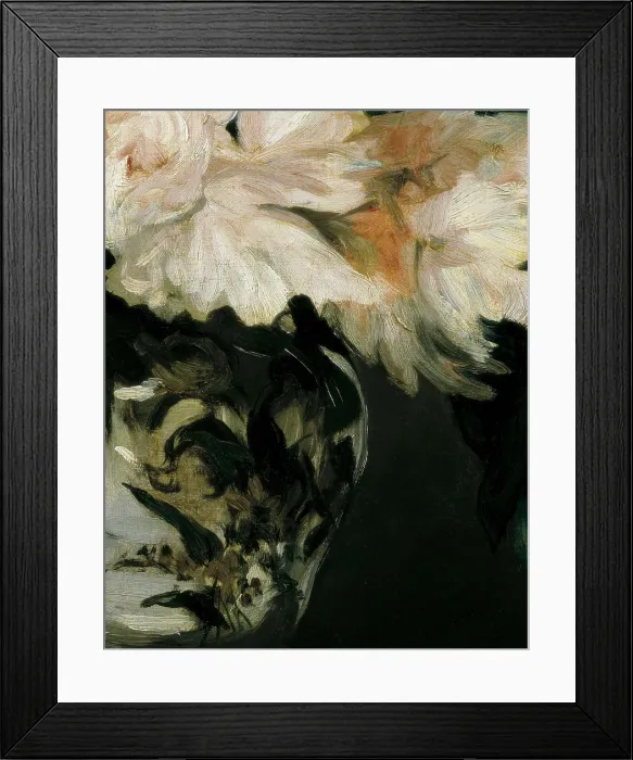 Framed Print : MANET, douard (1832-1883). Peonies in a Vase. 1864. Detail. Impressionism. Oil on canvas. FRANCE. Paris. Muse d'Orsay (Orsay Museum). AISA / Everett Collection**US SALES ONLY**