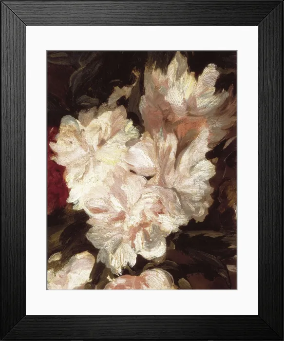 Framed Print : MANET, douard (1832-1883). Peonies in a Vase. 1864. Detail. Impressionism. Oil on canvas. FRANCE. Paris. Muse d'Orsay (Orsay Museum). AISA / Everett Collection**US SALES ONLY**