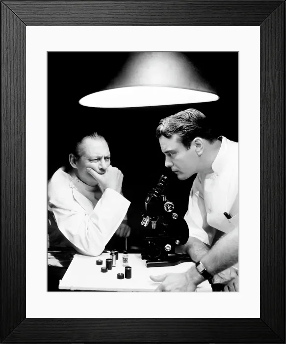 Framed Print : YOUNG DR. KILDARE, Lew Ayres, Lionel Barrymore, 1938