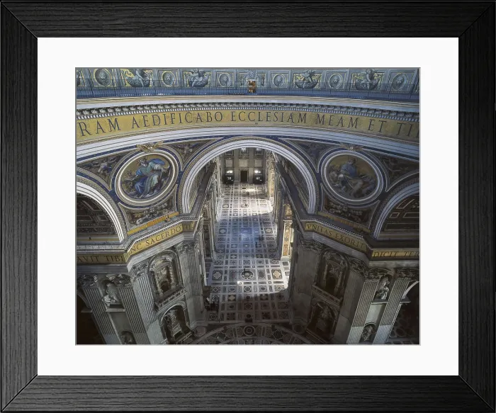 Framed Print : Saint Peter's Basilica. VATICAN CITY. Saint Peter's Basilica. Dome made by Michelangelo in 1564. Architecture. AISA / Everett Collection**US SALES ONLY** Framed Print : Saint Peter's Basilica. VATICAN CITY. Saint Peter's Basilica. Dome made by Michelangelo in 1564. Architecture. AISA / Everett Collection**US SALES ONLY**