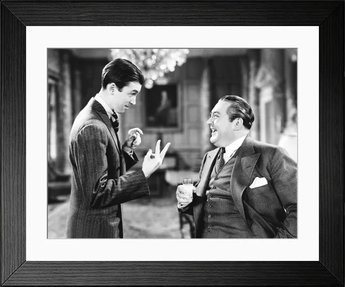 Framed Print : YOU CAN'T TAKE IT WITH YOU, from left: James Stewart, Edward Arnold, 1938 Framed Print : YOU CAN'T TAKE IT WITH YOU, from left: James Stewart, Edward Arnold, 1938
