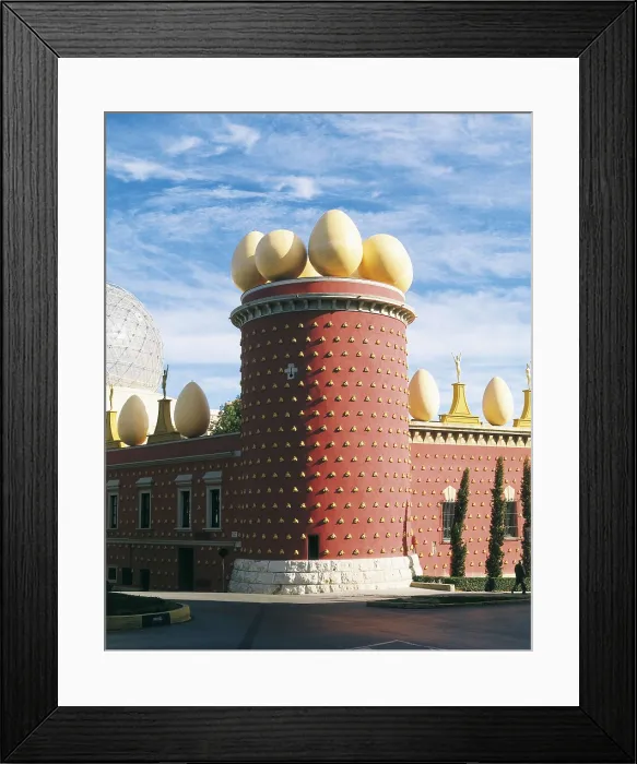 Framed Print : SPAIN. Figueres. Galatea Tower. Galatea Tower, that currently is part of the Gala-Salvador Dal Foundation. Surrealism. Architecture. AISA / Everett Collection**US SALES ONLY**