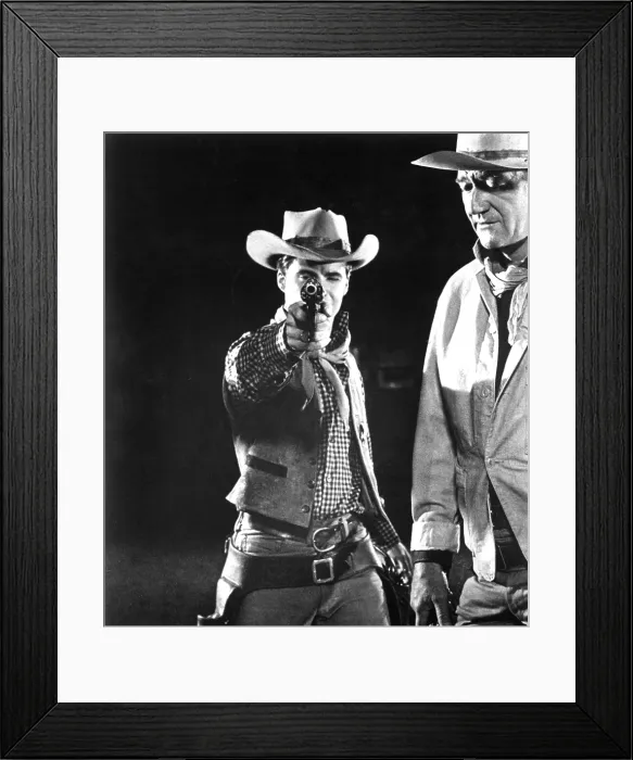 Framed Print : RIO BRAVO, Ricky Nelson, John Wayne, 1959