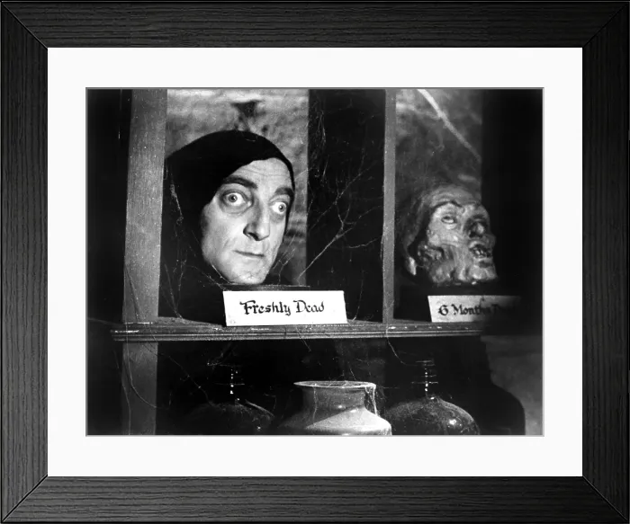 Framed Print : YOUNG FRANKENSTEIN, Marty Feldman, 1974. TM and Copyright 20th Century Fox Film Corp. All rights reserved