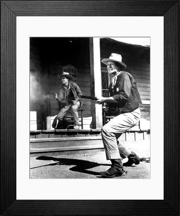 Framed Print : RIO BRAVO, Ricky Nelson, John Wayne, 1959 Framed Print : RIO BRAVO, Ricky Nelson, John Wayne, 1959