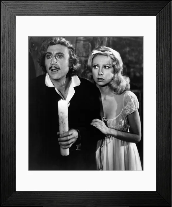 Framed Print : YOUNG FRANKENSTEIN, Gene Wilder, Teri Garr, 1974, TM and Copyright 20th Century Fox Film Corp. All rights reserved Framed Print : YOUNG FRANKENSTEIN, Gene Wilder, Teri Garr, 1974, TM and Copyright 20th Century Fox Film Corp. All rights reserved