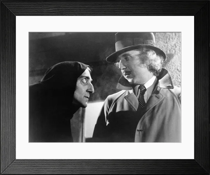 Framed Print : YOUNG FRANKENSTEIN, from left: Marty Feldman, Gene Wilder, 1974. TM and Copyright 20th Century Fox Film Corp. All rights reserved Framed Print : YOUNG FRANKENSTEIN, from left: Marty Feldman, Gene Wilder, 1974. TM and Copyright 20th Century Fox Film Corp. All rights reserved