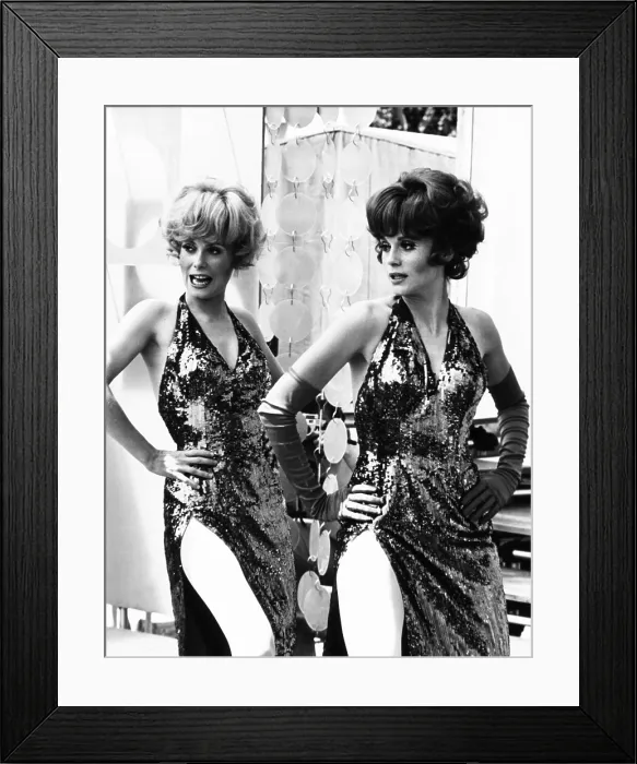 Framed Print : THE YOUNG GIRLS OF ROCHEFORT, (aka LES DEMOISELLES DE ROCHEFORT) from left, Catherine Deneuve, Francoise Dorleac, 1967 Framed Print : THE YOUNG GIRLS OF ROCHEFORT, (aka LES DEMOISELLES DE ROCHEFORT) from left, Catherine Deneuve, Francoise Dorleac, 1967
