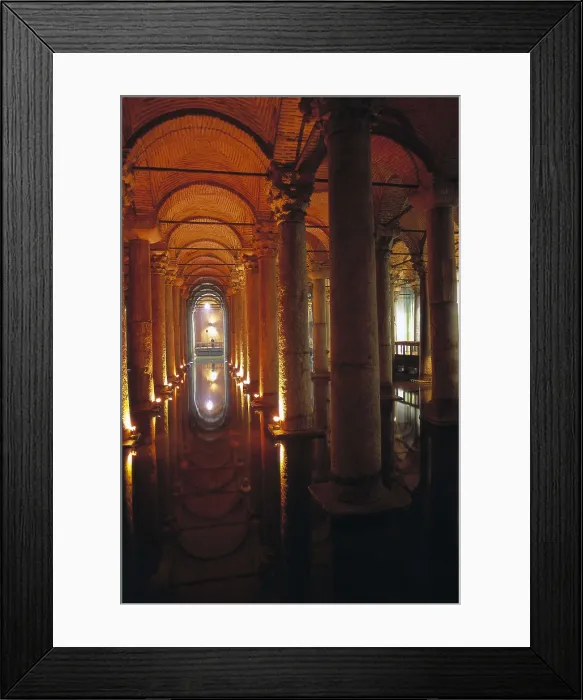 Framed Print : TURKEY. THRACE. ISTANBUL. Istanbul. Yerebatan or Basilica Cistern (532). Architecture. AISA / Everett Collection**US SALES ONLY** Framed Print : TURKEY. THRACE. ISTANBUL. Istanbul. Yerebatan or Basilica Cistern (532). Architecture. AISA / Everett Collection**US SALES ONLY**