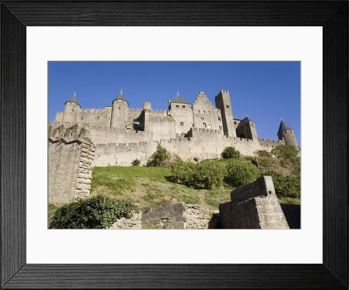 Framed Print : FRANCE. Carcassonne. Medieval city or Cit. AISA / Everett Collection**US SALES ONLY**