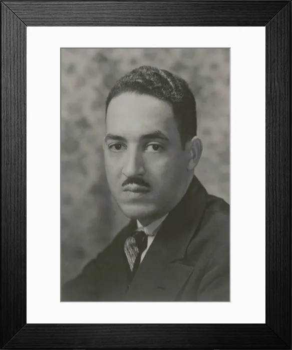 Framed Print : Thurgood Marshall, ca. 1935-1940. He was influenced by Charles Hamilton Houston at Howard University Law School, receiving his degree in 1933