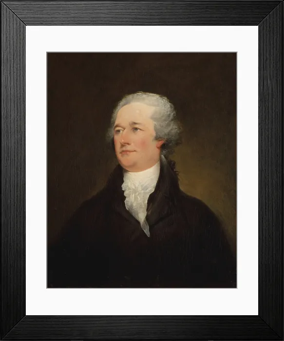 Framed Print : Alexander Hamilton, by John Trumbull, 1804-06, American painting, oil on canvas