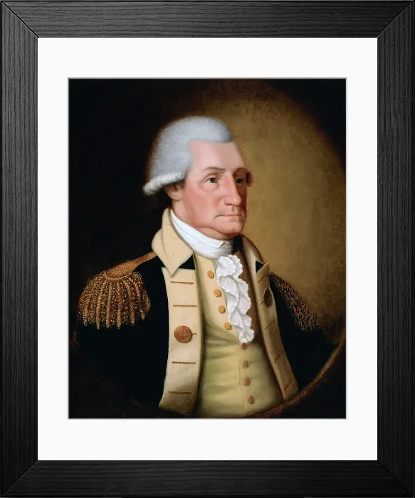 Framed Print : George Washington, by Edward Savage, 1790, American painting, oil on canvas Framed Print : George Washington, by Edward Savage, 1790, American painting, oil on canvas