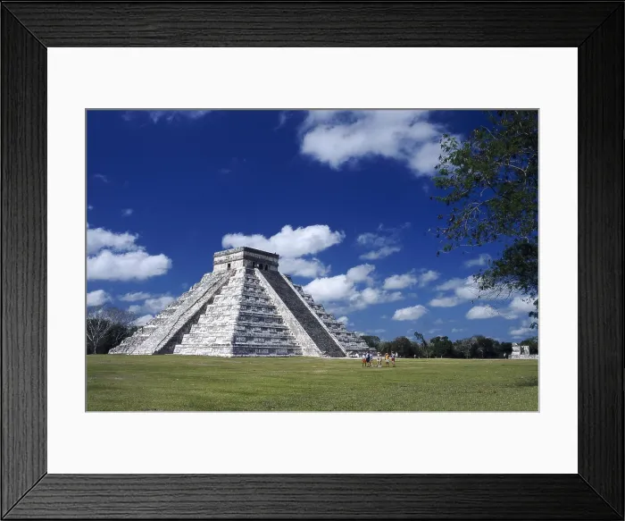 Framed Print : Kukul. s.XI-s.XII. MEXICO. YUCATN. Chichn Itz. Maya art. Architecture. AISA / Everett Collection**US SALES ONLY**