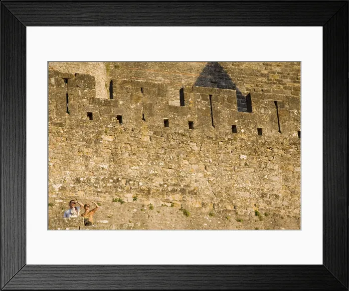 Framed Print : FRANCE. Carcassonne. Medieval city or Cit. Architecture. AISA / Everett Collection**US SALES ONLY**