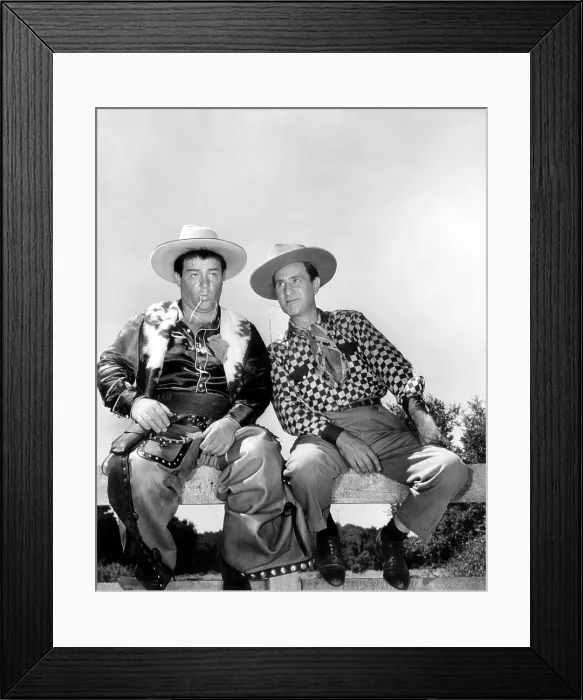 Framed Print : RIDE EM COWBOY, Lou Costello, Bud Abbott [Abbott and Costello], 1942