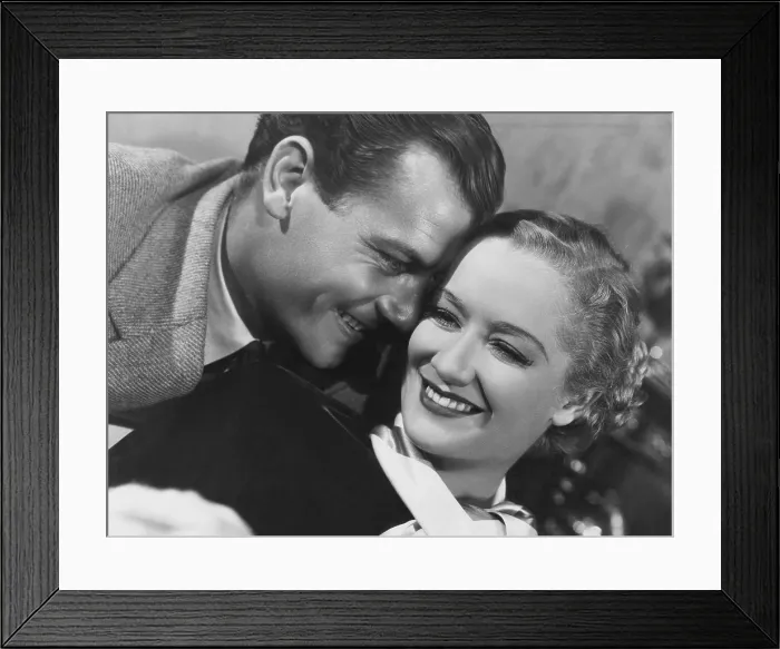 Framed Print : THE RICHEST GIRL IN THE WORLD, from left: Joel McCrea, Miriam Hopkins, 1934 Framed Print : THE RICHEST GIRL IN THE WORLD, from left: Joel McCrea, Miriam Hopkins, 1934