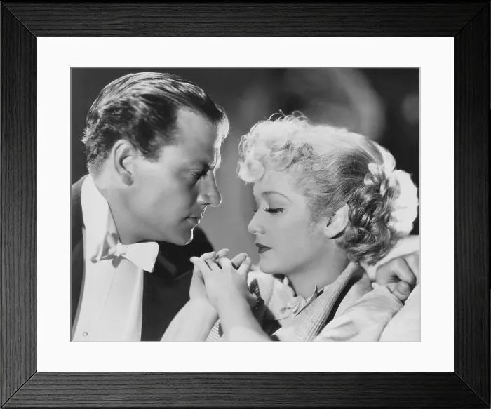 Framed Print : THE RICHEST GIRL IN THE WORLD, from left: Joel McCrea, Miriam Hopkins, 1934