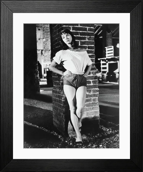 Framed Print : RICE GIRL, (aka LA RISAIA), Elsa Martinelli, 1956 Framed Print : RICE GIRL, (aka LA RISAIA), Elsa Martinelli, 1956