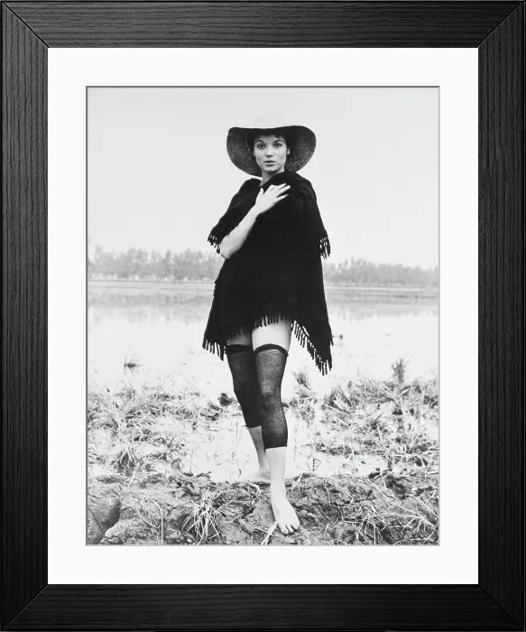 Framed Print : RICE GIRL, (aka LA RISAIA), Elsa Martinelli, 1956