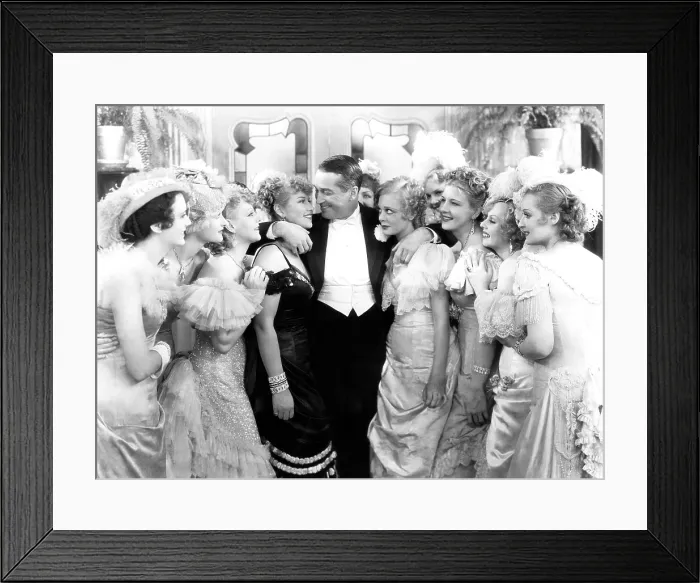 Framed Print : THE MERRY WIDOW, Maurice Chevalier (center), 1934