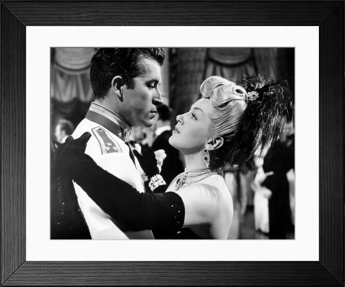 Framed Print : THE MERRY WIDOW, from left, Fernando Lamas, Lana Turner, 1952