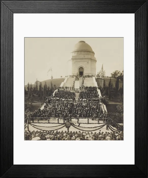 Framed Print : Dedication of the McKinley National Memorial in Canton, Ohio, Sept. 30, 1907 Framed Print : Dedication of the McKinley National Memorial in Canton, Ohio, Sept. 30, 1907