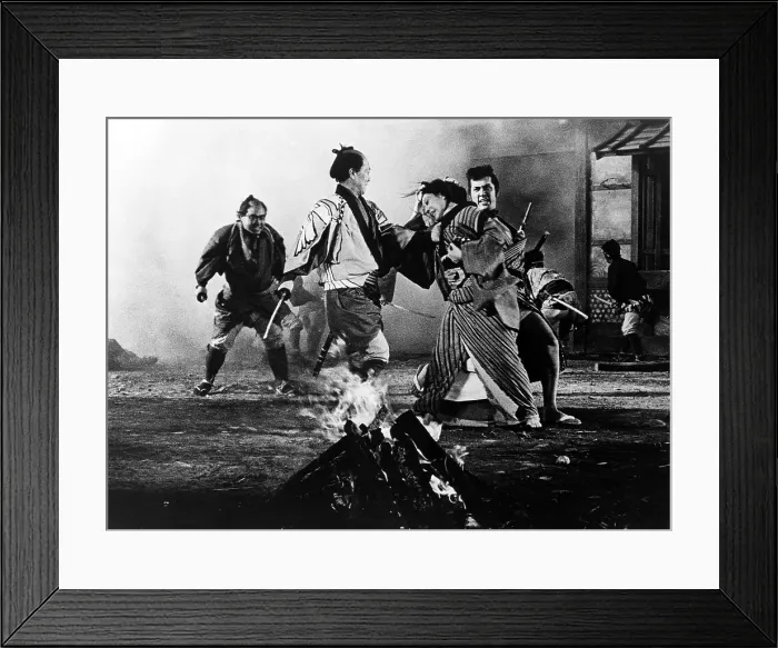 Framed Print : YOJIMBO, Isuzu Yamada, Tatsuya Nakadai, (r), 1961