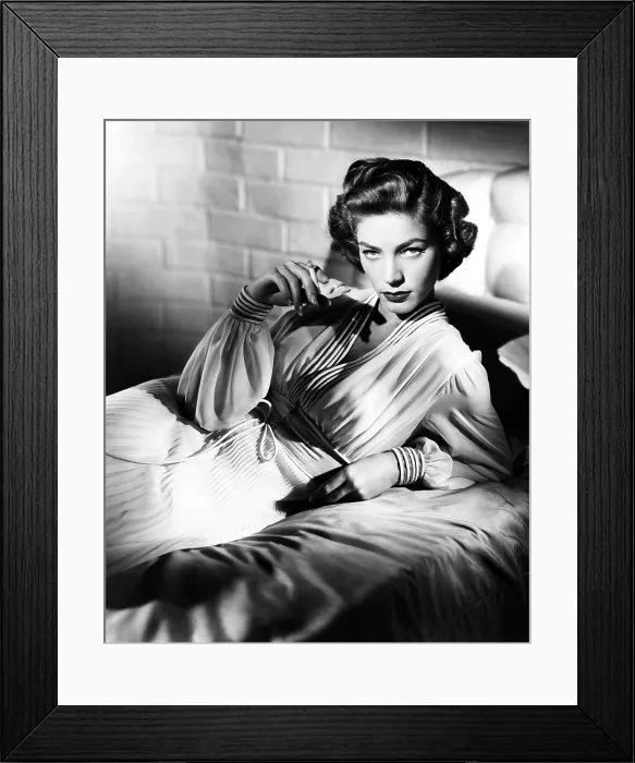 Framed Print : YOUNG MAN WITH A HORN, Lauren Bacall, 1950 Framed Print : YOUNG MAN WITH A HORN, Lauren Bacall, 1950