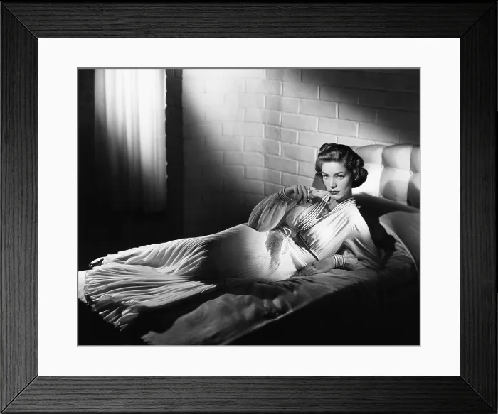 Framed Print : YOUNG MAN WITH A HORN, Lauren Bacall, 1950
