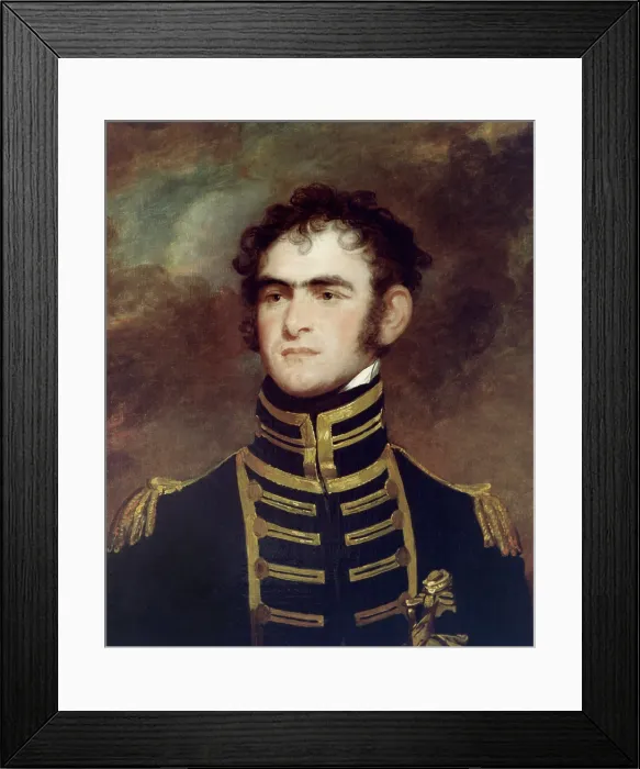 Framed Print : Commodore John Rodgers, in an undated copy of Gilbert Stuarts portrait. He served in the US Navy in the Quasi War with France, Barbary Wars, and the War of 1812 Framed Print : Commodore John Rodgers, in an undated copy of Gilbert Stuarts portrait. He served in the US Navy in the Quasi War with France, Barbary Wars, and the War of 1812