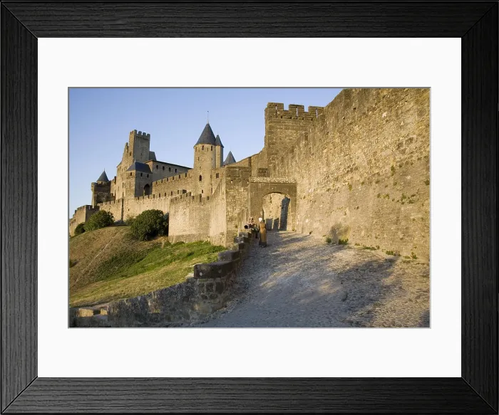 Framed Print : FRANCE. Carcassonne. Medieval city or Cit. Architecture. AISA / Everett Collection**US SALES ONLY**