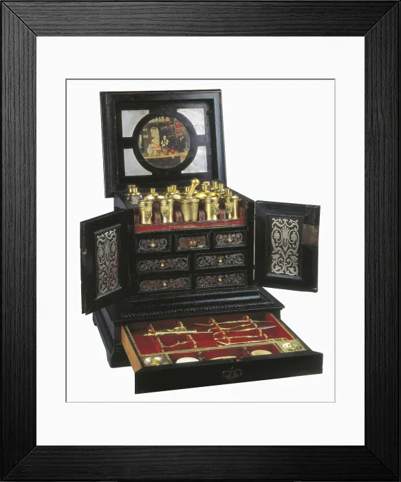Framed Print : Travel pharmacy. BELGIUM. Brussels. Royal Museums of Fine Arts of Belgium. AISA / Everett Collection**US SALES ONLY**