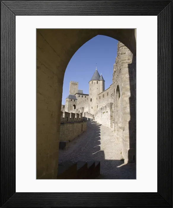Framed Print : FRANCE. Carcassonne. Medieval city or Cit. Architecture. AISA / Everett Collection**US SALES ONLY** Framed Print : FRANCE. Carcassonne. Medieval city or Cit. Architecture. AISA / Everett Collection**US SALES ONLY**