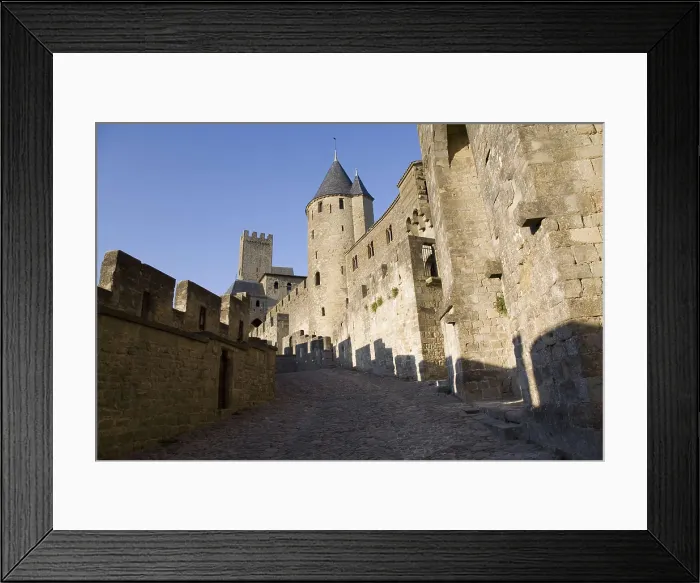 Framed Print : FRANCE. Carcassonne. Medieval city or Cit. Architecture. AISA / Everett Collection**US SALES ONLY** Framed Print : FRANCE. Carcassonne. Medieval city or Cit. Architecture. AISA / Everett Collection**US SALES ONLY**