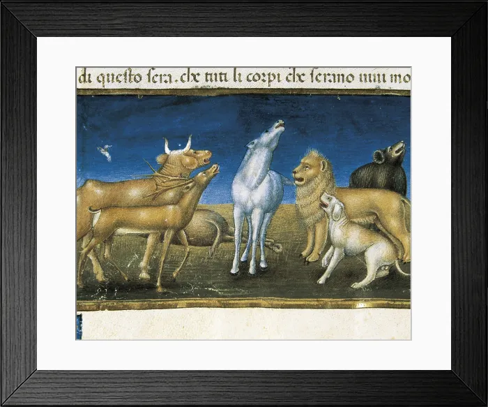 Framed Print : DE PREDIS, Cristoforo (1440-1486). Stories of Saint Joachim, Saint Anne, Virgin Mary, Jesus, the Baptist and the End of the World. 1476 Framed Print : DE PREDIS, Cristoforo (1440-1486). Stories of Saint Joachim, Saint Anne, Virgin Mary, Jesus, the Baptist and the End of the World. 1476